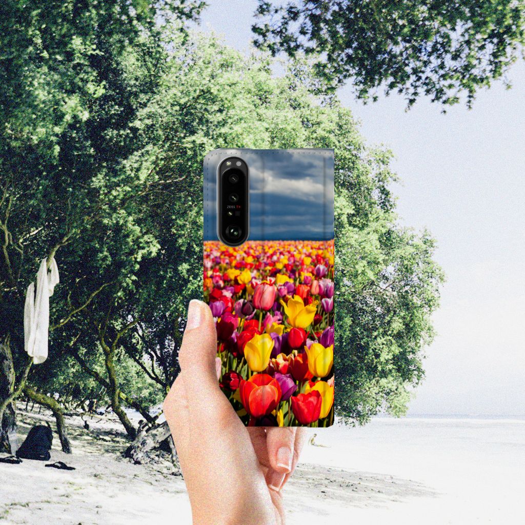 Sony Xperia 5 III Smart Cover Tulpen - B2C Telecom