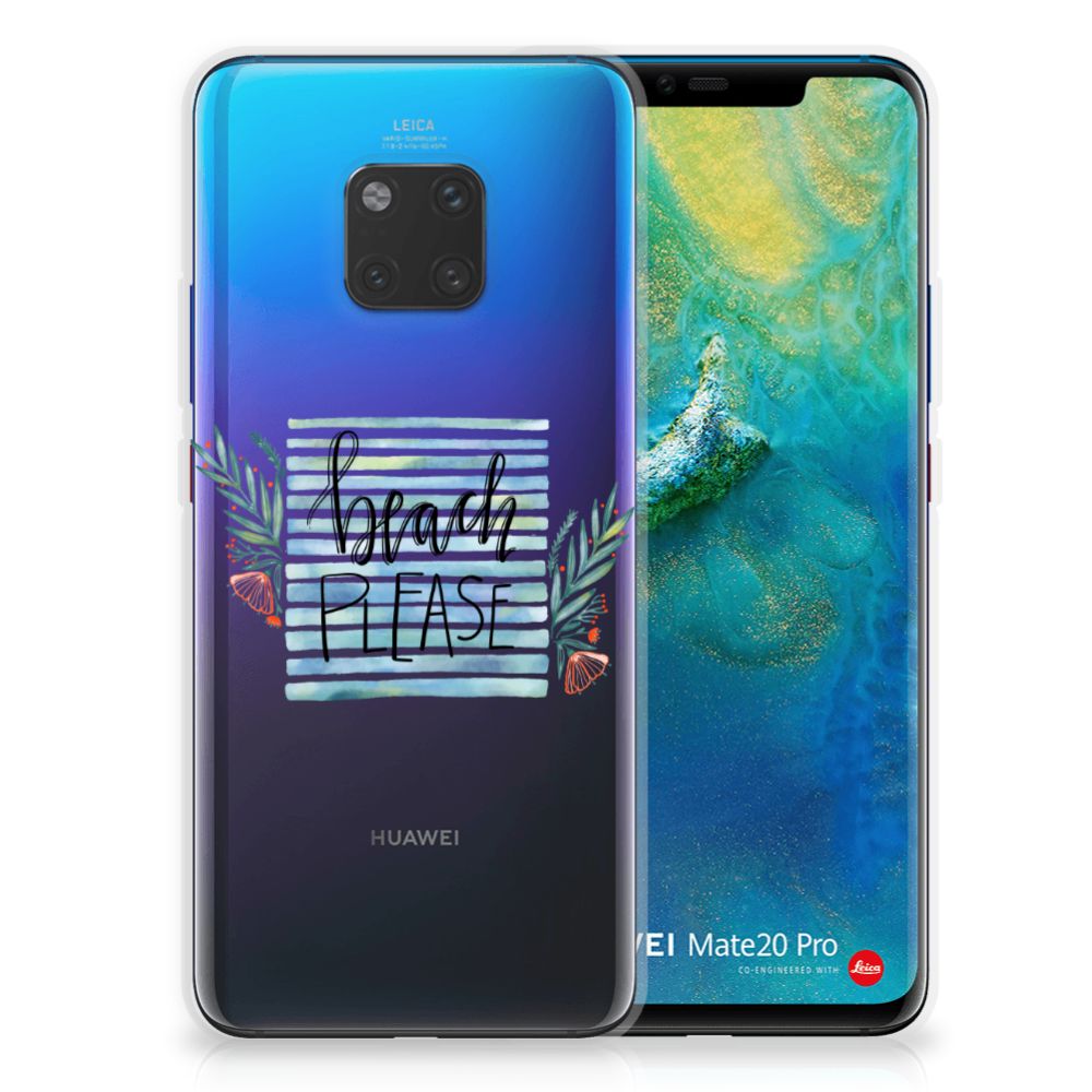 Huawei Mate 20 Pro Telefoonhoesje met Naam Boho Beach