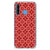 Huawei P30 Lite Doorzichtige Silicone Hoesje Batik Rood