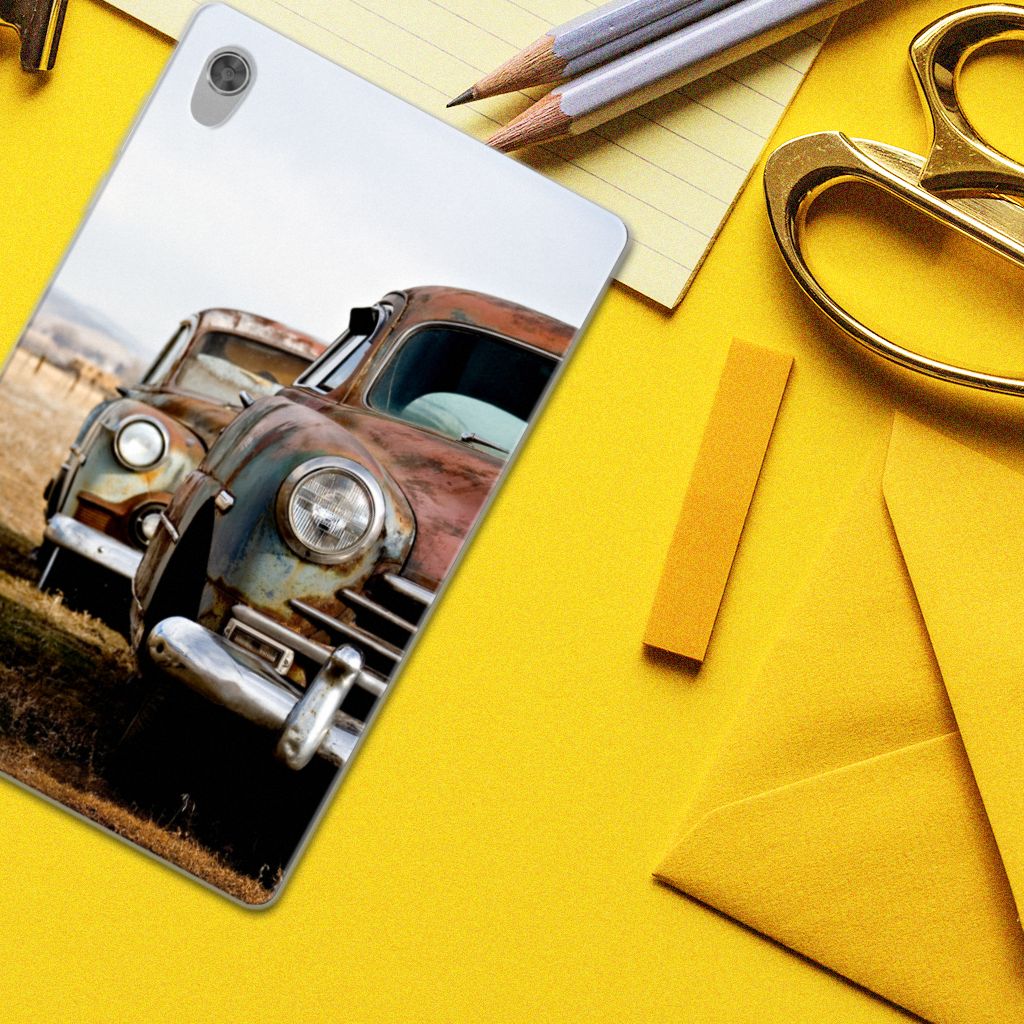 Lenovo Tab M10 HD (2de generatie) Tablet Backcover met foto Vintage Auto - B2C Telecom