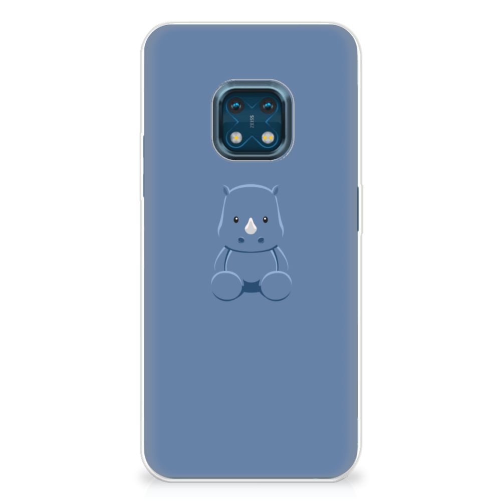 Nokia XR20 Telefoonhoesje met Naam Baby Rhino