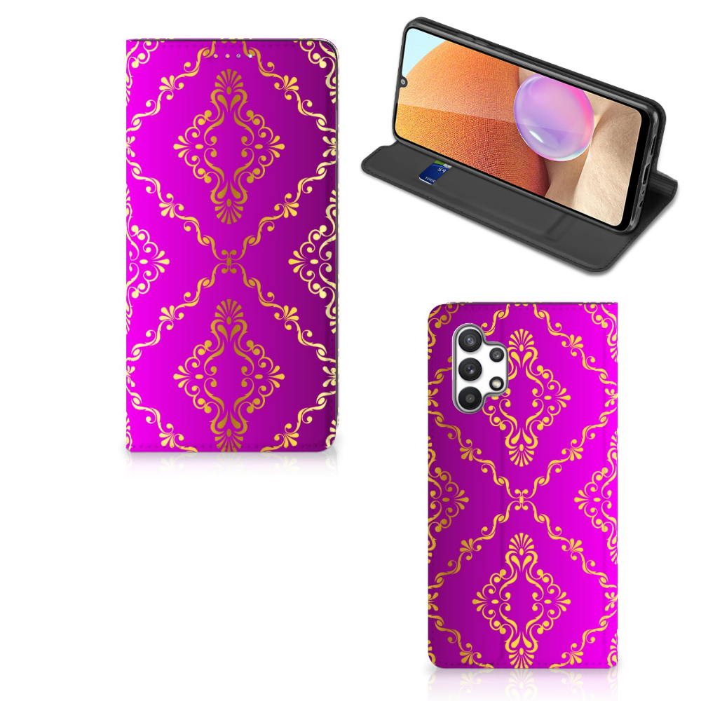 Telefoon Hoesje Samsung Galaxy A32 4G | A32 5G Enterprise Editie Barok Roze - B2C Telecom
