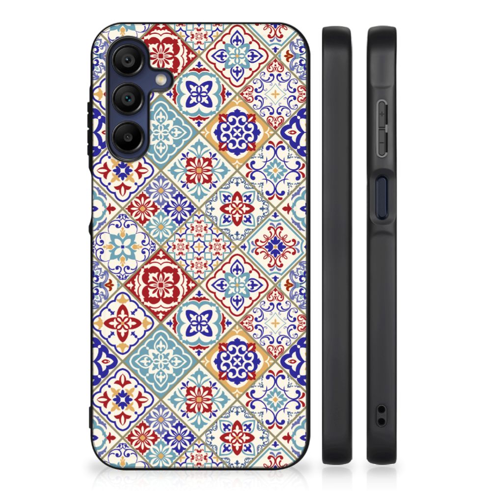 Samsung Galaxy A15 Marmeren Print Telefoonhoesje Tiles Color