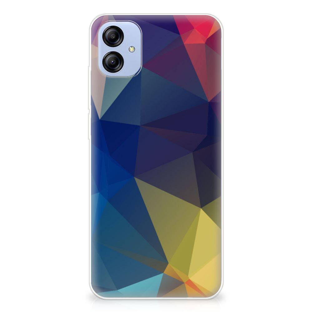 Samsung Galaxy A04e TPU Hoesje Polygon Dark B2C Telecom