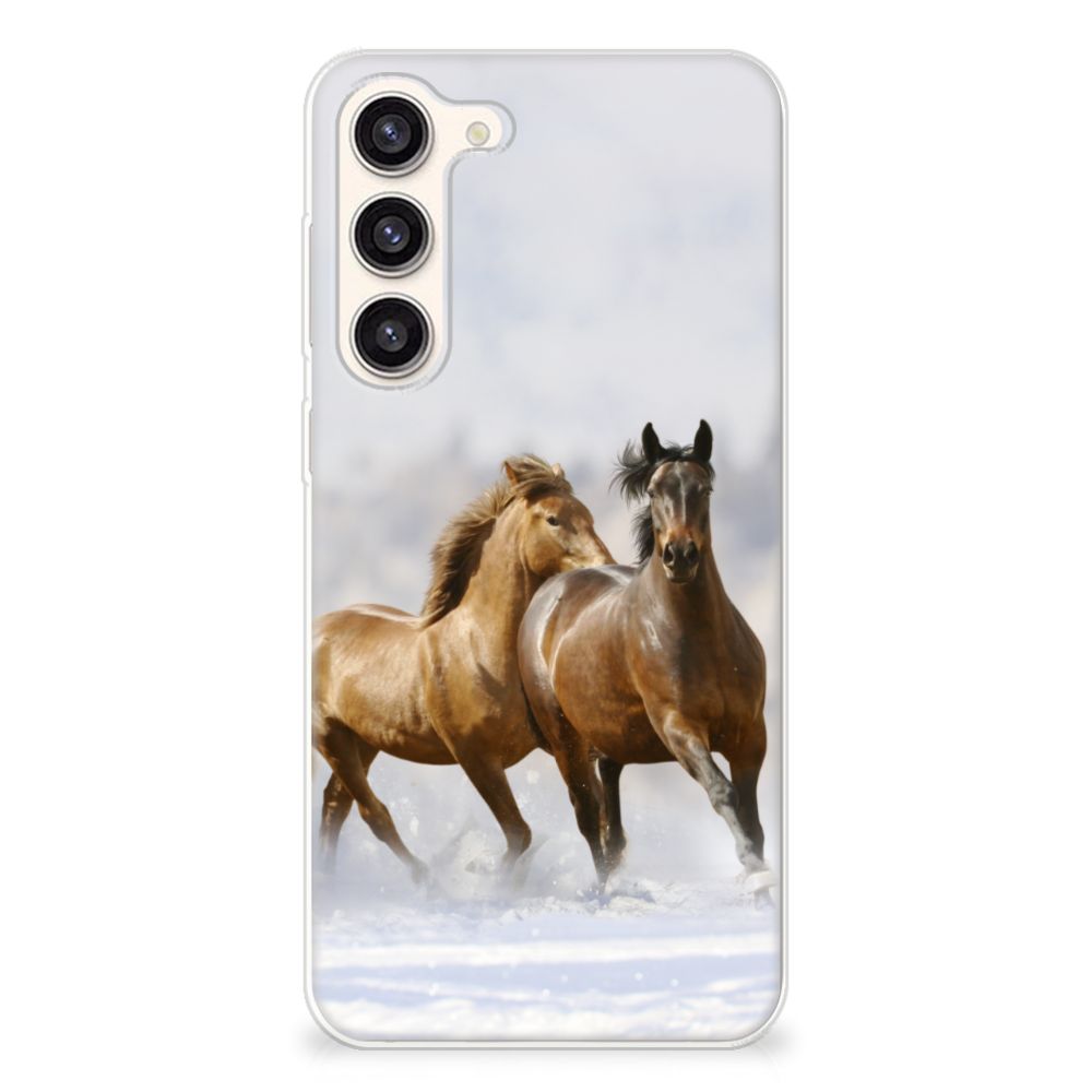 Samsung Galaxy S23 Plus TPU Hoesje Paarden B2C Telecom