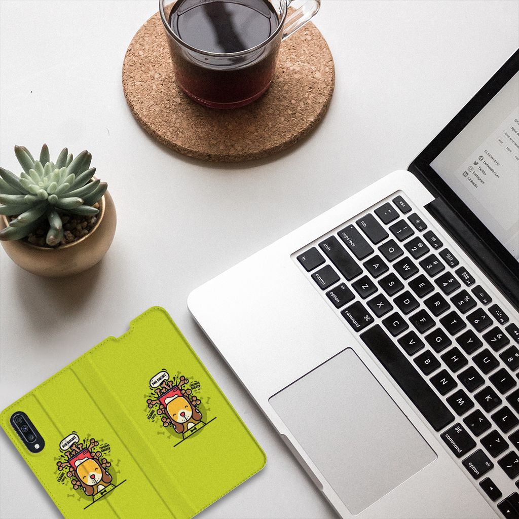 Samsung Galaxy A70 Magnet Case Doggy Biscuit