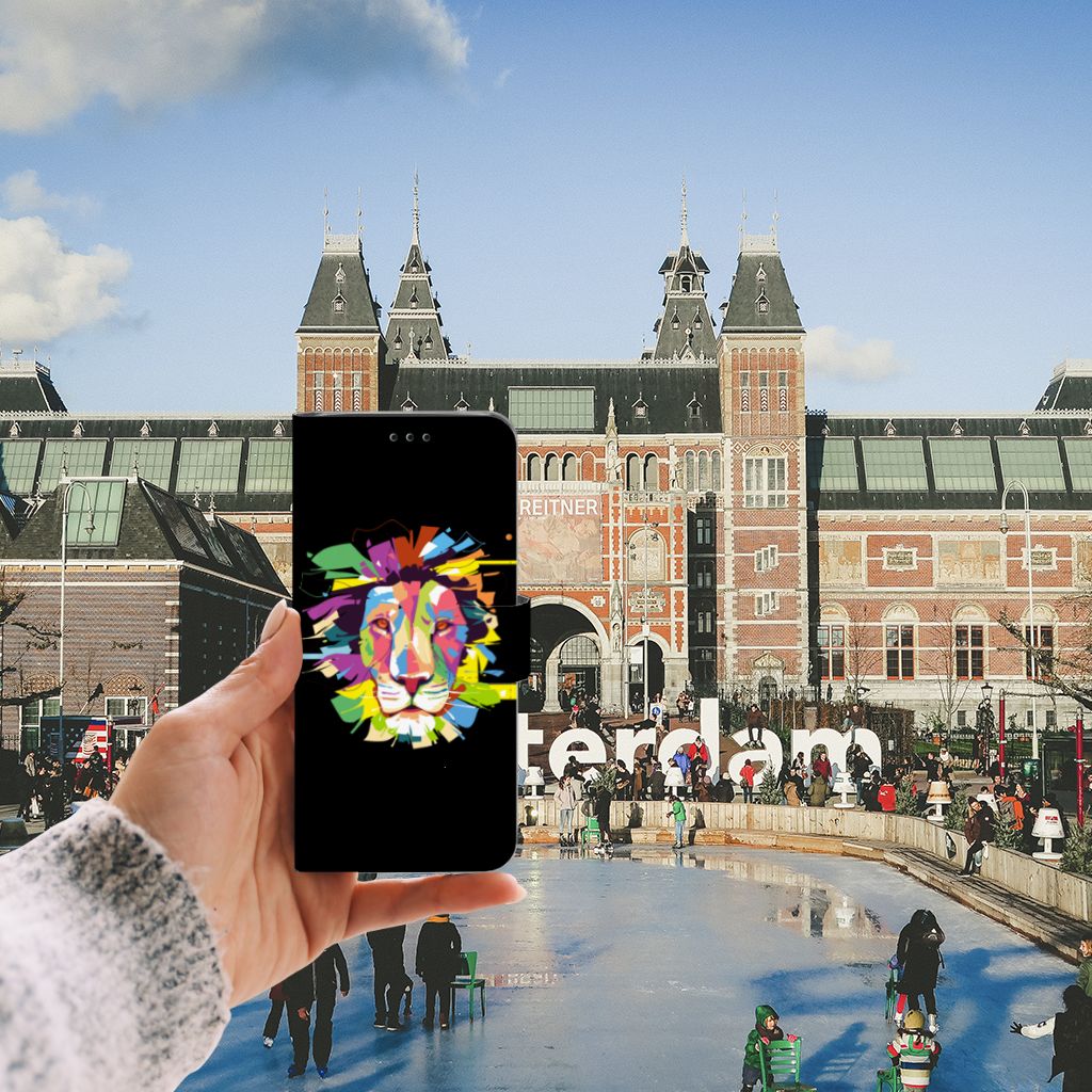 Samsung Galaxy J6 2018 Leuk Hoesje Lion Color