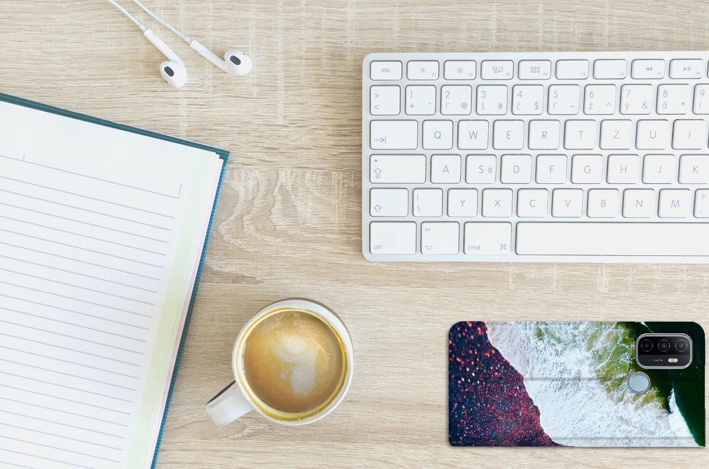OPPO A53 | A53s Stand Case Sea in Space - B2C Telecom