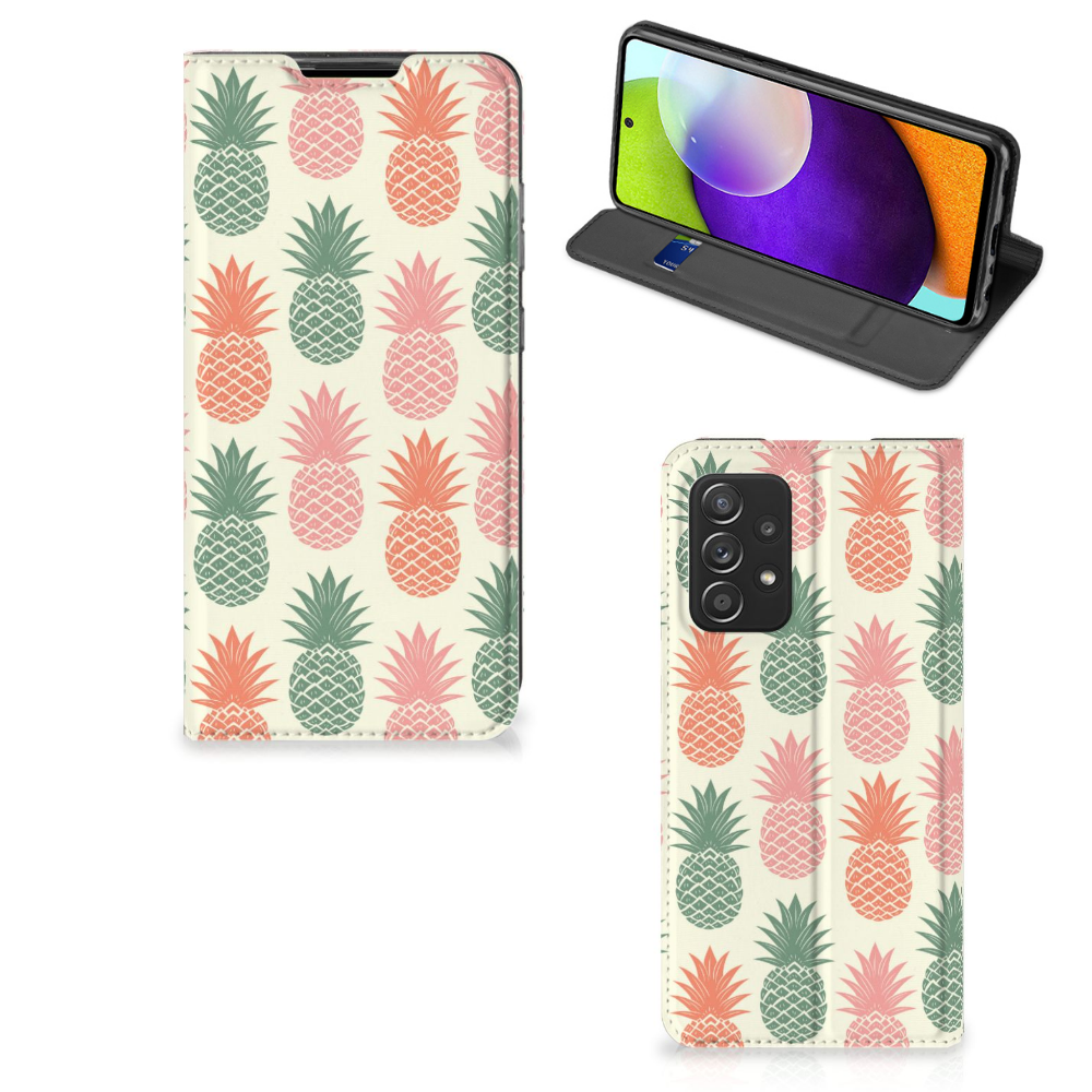 Samsung Galaxy A52 Flip Style Cover Ananas - B2C Telecom