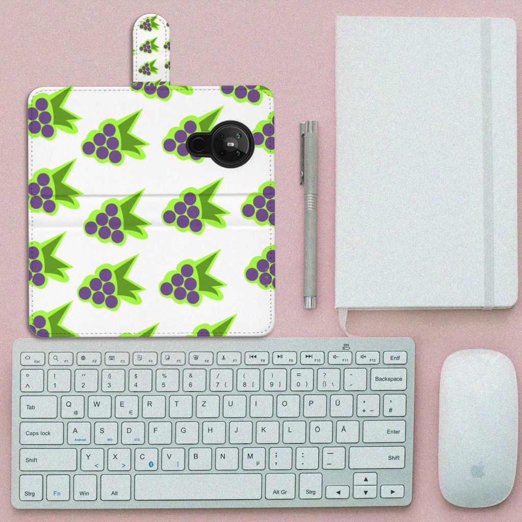 Nokia 5.3 Book Cover Druiven