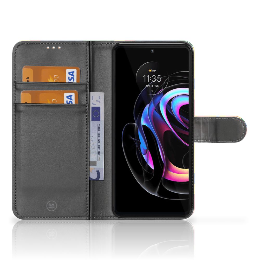 Motorola Edge 20 Pro Telefoon Hoesje Blokken