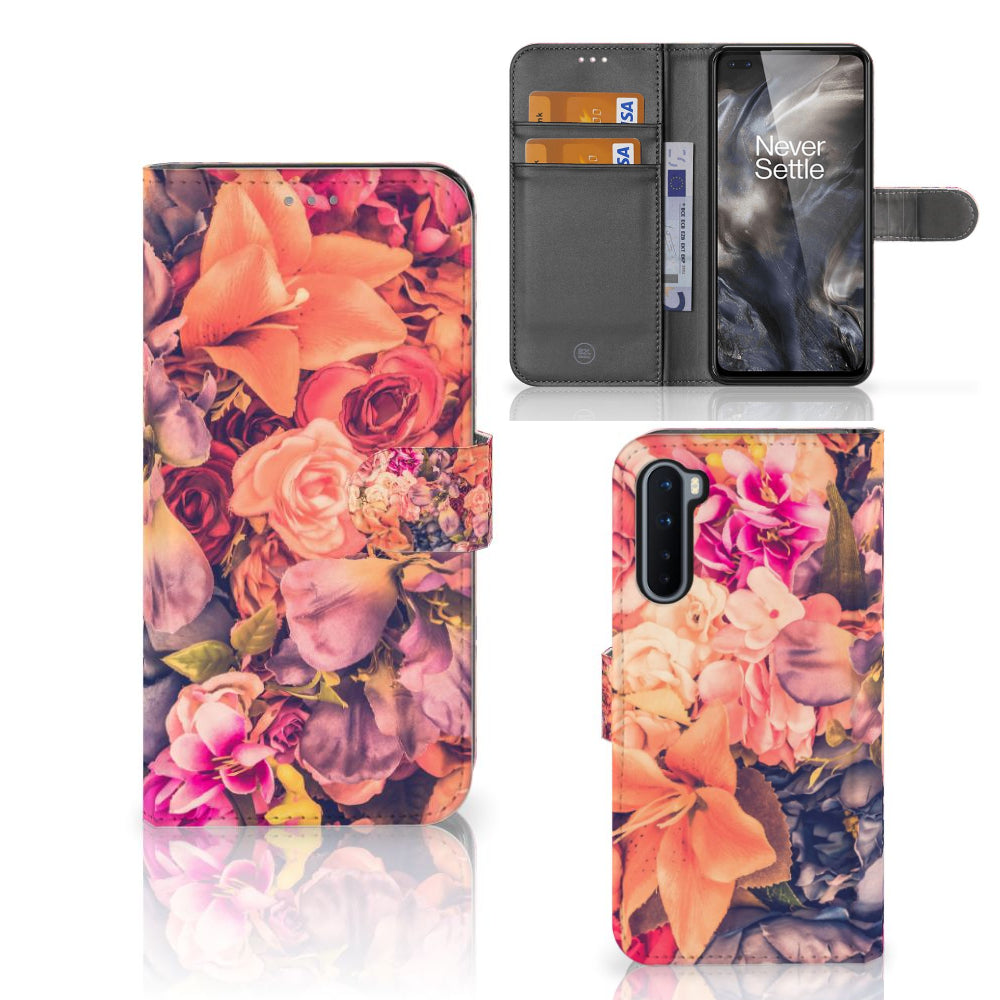 OnePlus Nord Hoesje Bosje Bloemen