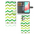 Samsung Galaxy A32 5G Telefoon Hoesje Zigzag Groen