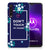 Motorola One Macro Silicone-hoesje Flowers Blue DTMP B2C Telecom
