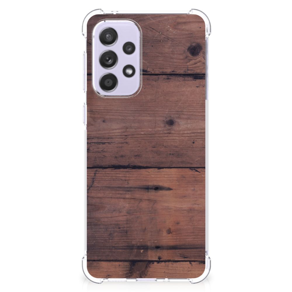 Samsung Galaxy A33 Stevig Telefoonhoesje Old Wood B2C Telecom