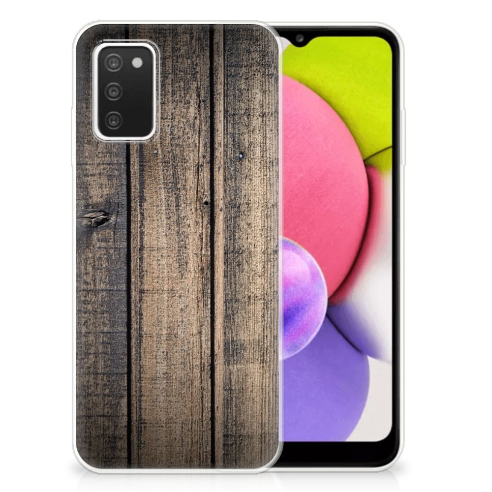 Samsung Galaxy A03S Bumper Hoesje Steigerhout B2C Telecom