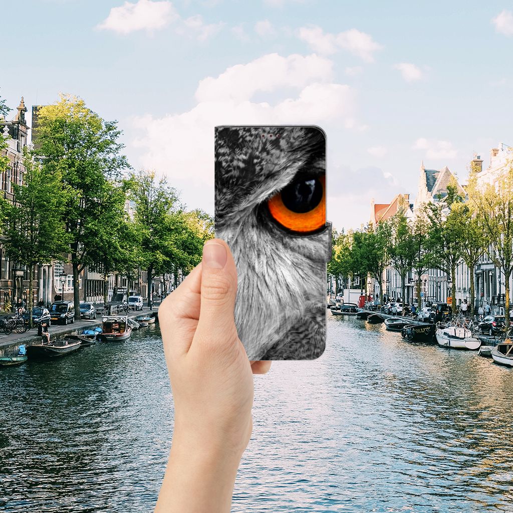 OnePlus Nord 2 5G Telefoonhoesje met Pasjes Uil