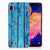 Samsung Galaxy A10 Bumper Hoesje Wood Blue
