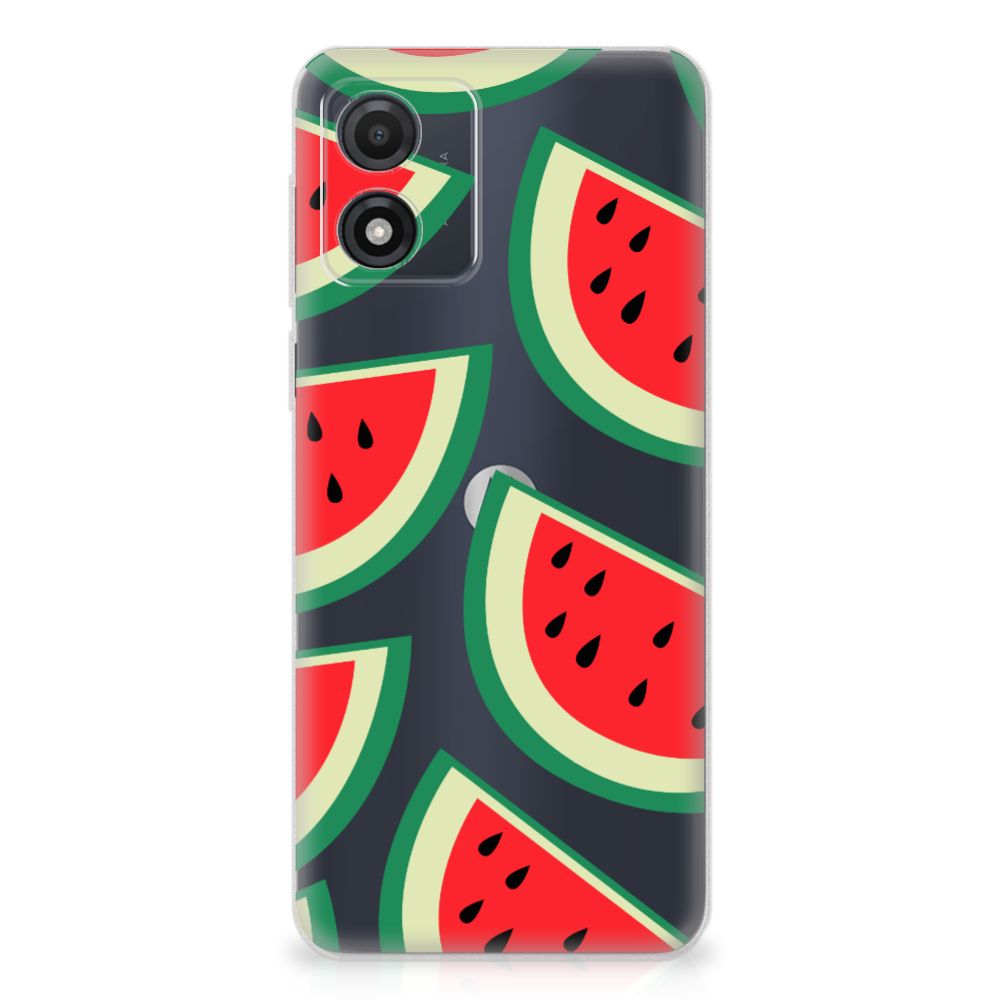 Motorola Moto E13 Siliconen Case Watermelons