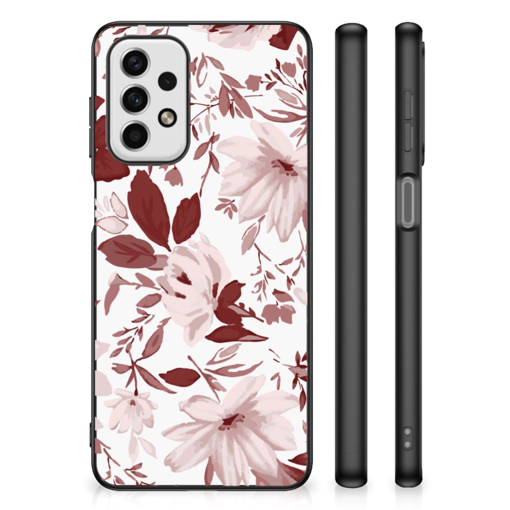 Kleurrijke Telefoonhoesje Samsung Galaxy A23 Watercolor Flowers