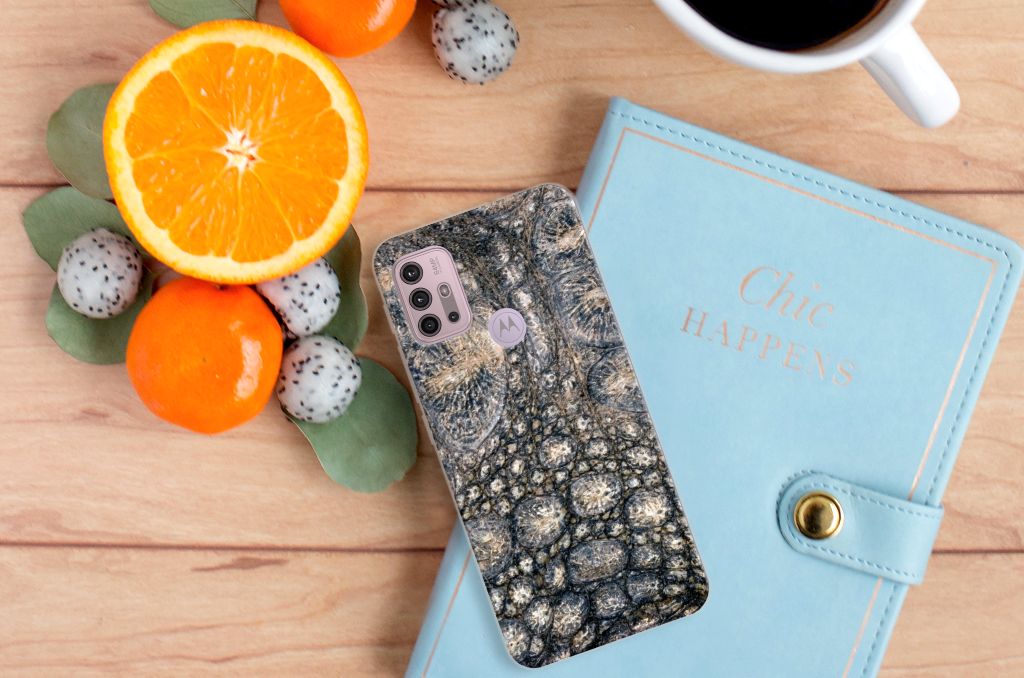 Motorola Moto G30 | G10 TPU Hoesje Krokodillenprint B2C Telecom