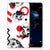 Silicone Back Case Huawei P10 Lite Skull Red
