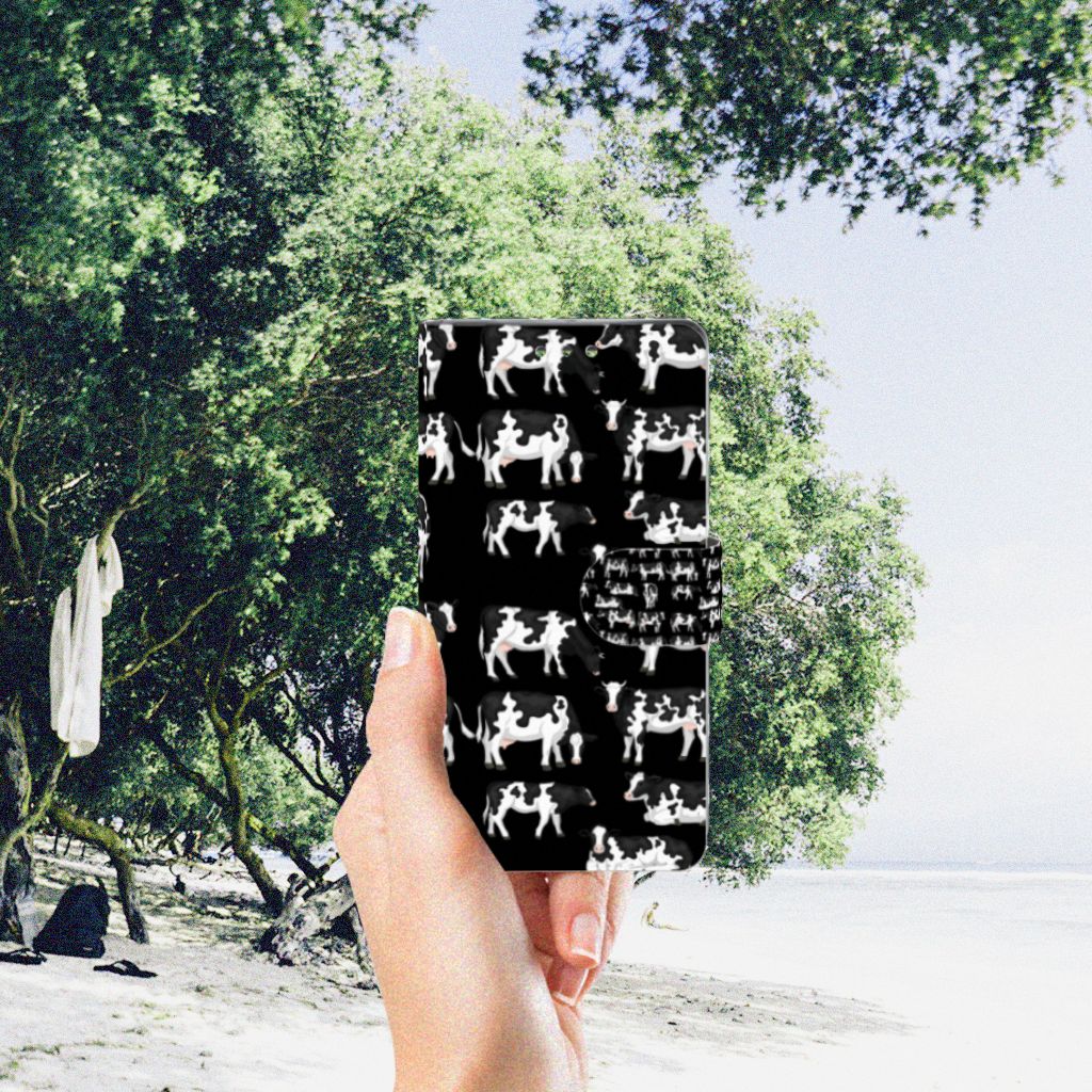 Sony Xperia XZ1 Telefoonhoesje met Pasjes Koetjes