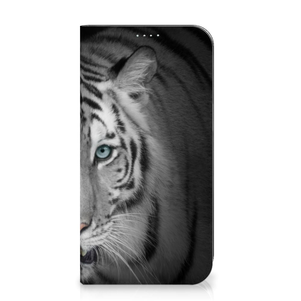 iPhone 15 Plus Hoesje maken Tijger met een indrukwekkende afbeelding van een witte tijger đ
.