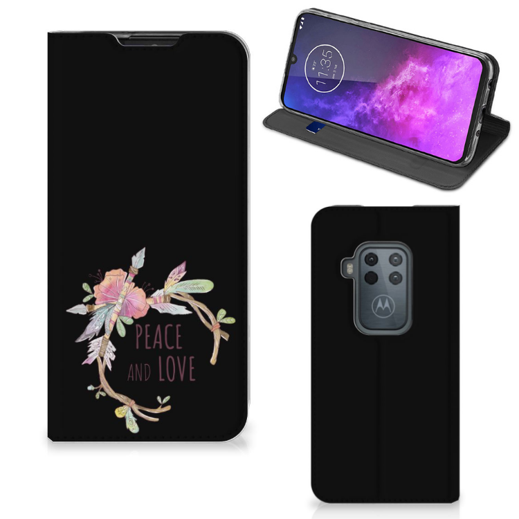Motorola One Zoom Magnet Case Boho Text - B2C Telecom