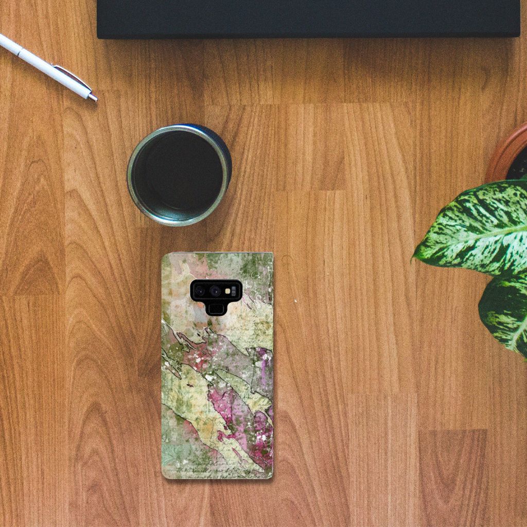 Bookcase Samsung Galaxy Note 9 Letter Painting
