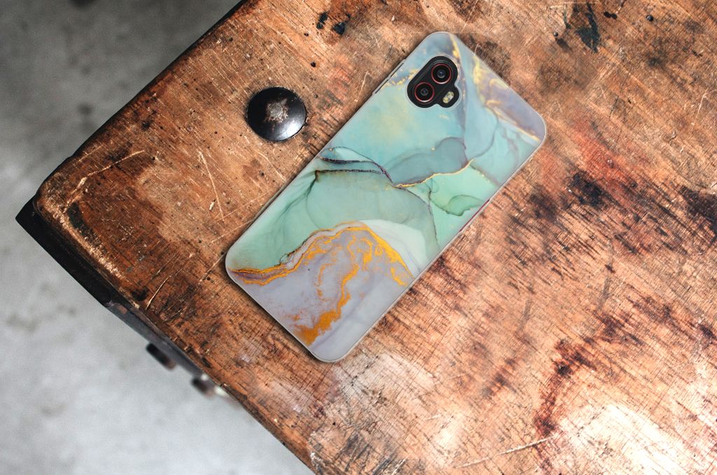 Hoesje maken voor Samsung Galaxy Xcover 6 Pro Watercolor Mix B2C Telecom