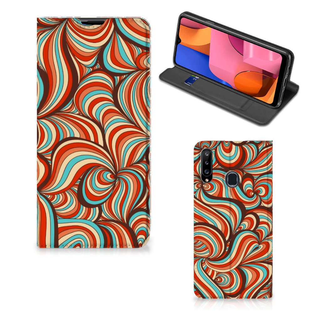 Samsung Galaxy A20s Bookcase Retro - B2C Telecom