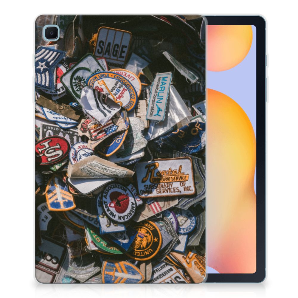 Samsung Galaxy Tab S6 Lite | S6 Lite (2022) Tablet Backcover met foto Badges