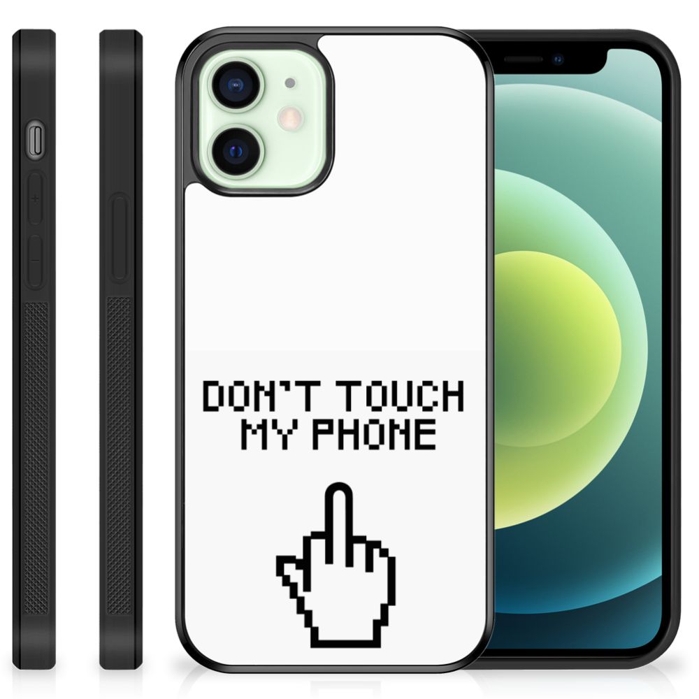 iPhone 12 Mini TPU Hoesje Finger Don't Touch My Phone