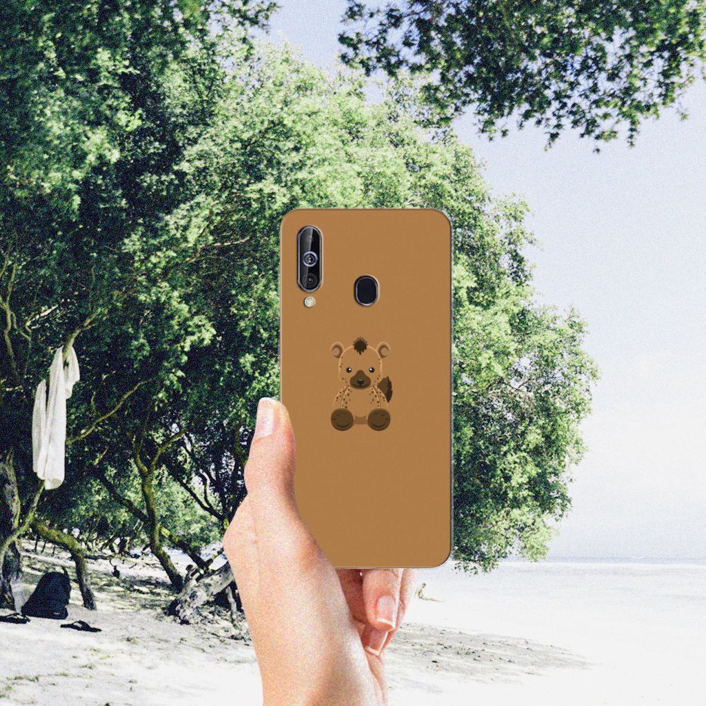 Samsung Galaxy A60 Telefoonhoesje met Naam Baby Hyena