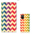 Samsung Galaxy A41 Hoesje met Magneet Zigzag Multi Color - B2C Telecom