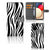 Samsung Galaxy A03s Telefoonhoesje met Pasjes Zebra