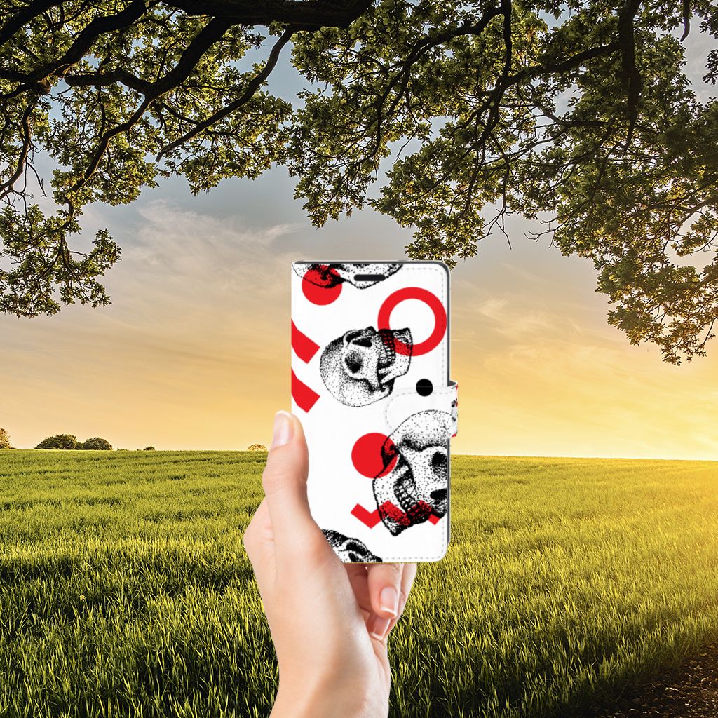 Telefoonhoesje met Naam Sony Xperia XZ | Sony Xperia XZs Skull Red