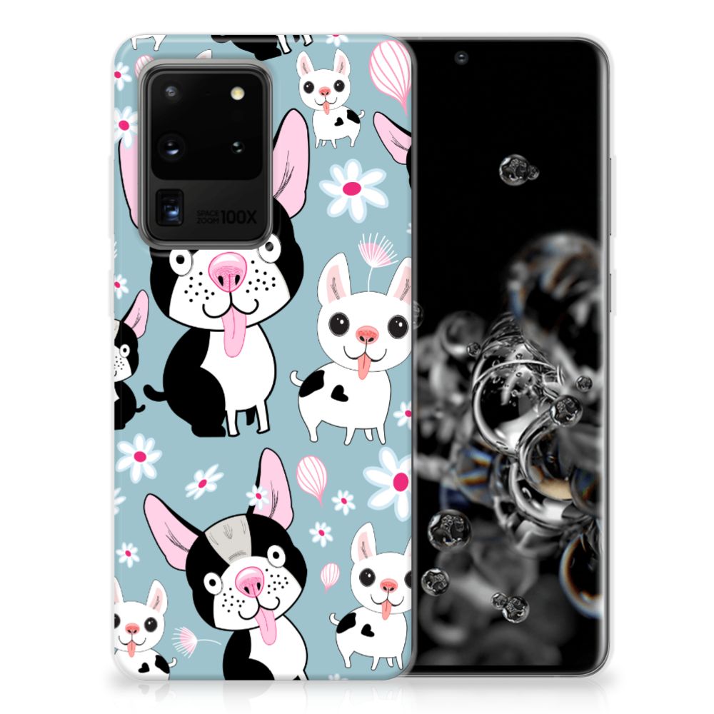 Samsung Galaxy S20 Ultra TPU Hoesje Hondjes B2C Telecom