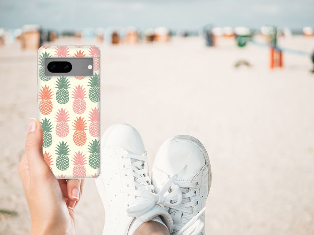 Google Pixel 7 Siliconen Case Ananas B2C Telecom