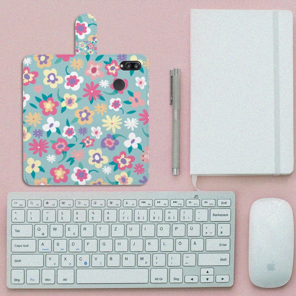 Huawei P20 Lite Hoesje Flower Power