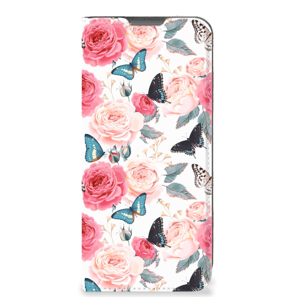 OPPO A77 5G | A57 5G Smart Cover Butterfly Roses - B2C Telecom