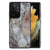 Samsung Galaxy S21 Ultra Marmeren Print Telefoonhoesje Marmer Grijs B2C Telecom