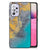 Samsung Galaxy A33 5G Marmeren Print Telefoonhoesje Marble Blue Gold B2C Telecom
