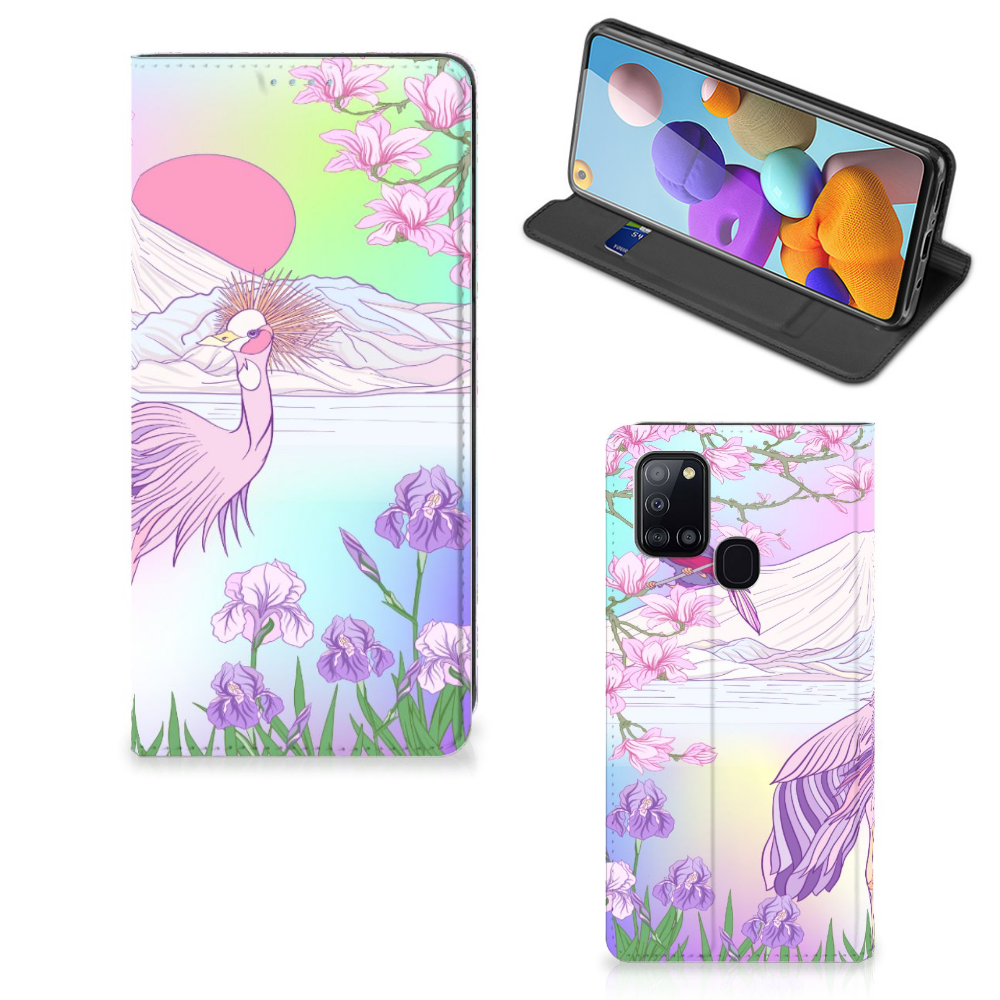 Samsung Galaxy A21s Hoesje maken Bird - B2C Telecom