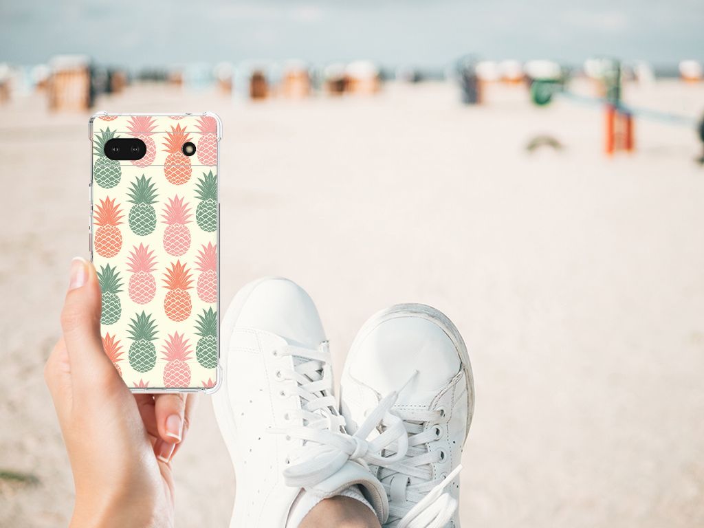 Google Pixel 6A Beschermhoes Ananas B2C Telecom