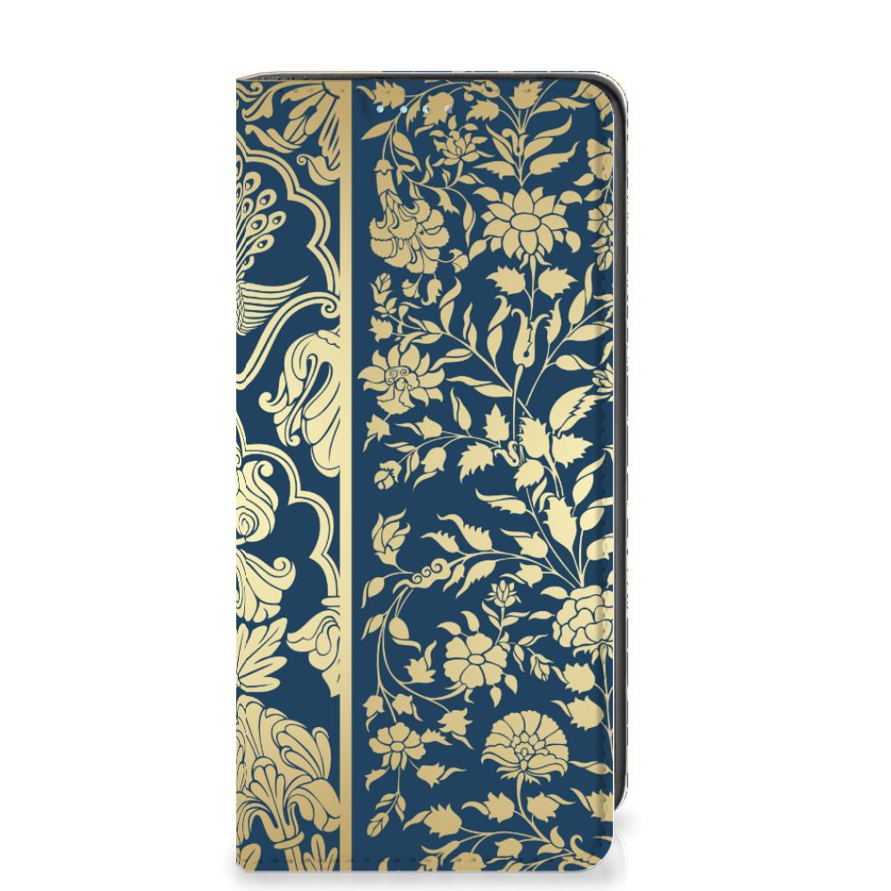 Samsung Galaxy A41 Smart Cover Beige Flowers - B2C Telecom