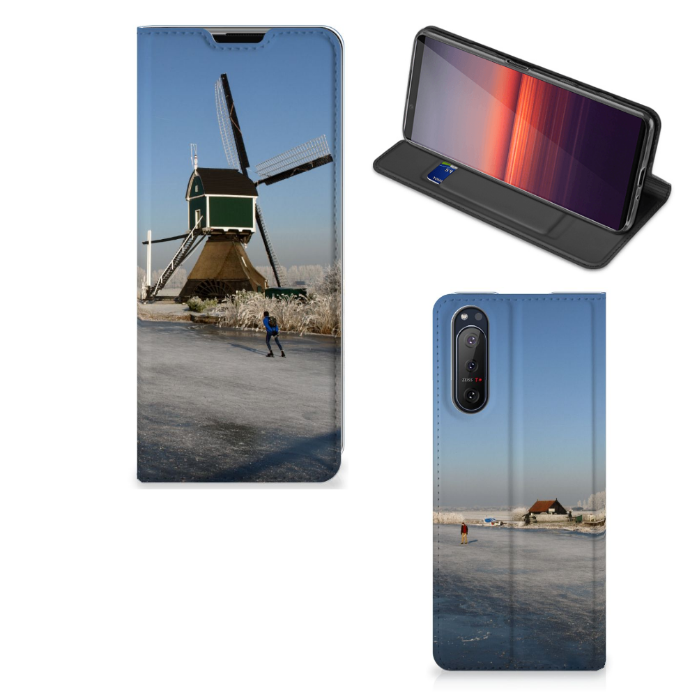Sony Xperia 5 II Book Cover Schaatsers - B2C Telecom
