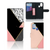 Samsung Galaxy M31 Book Case Zwart Roze Vormen