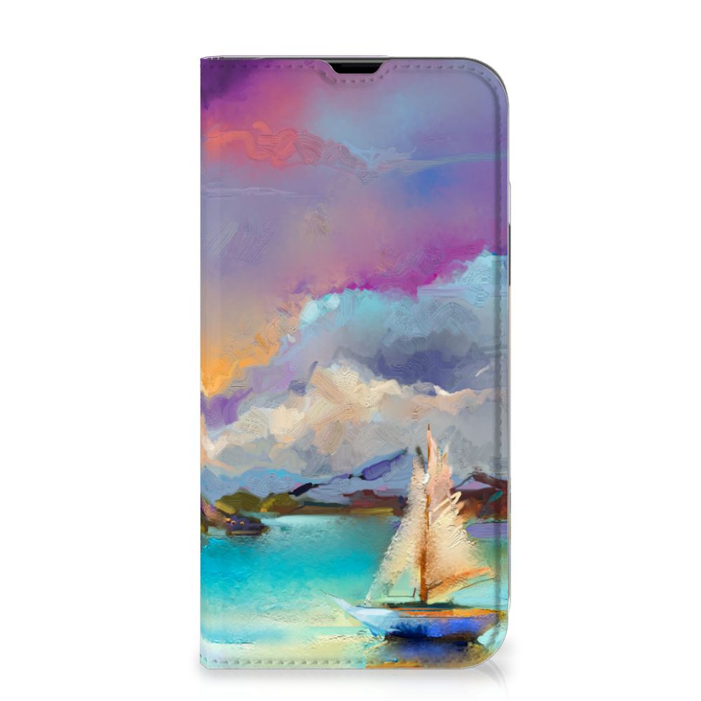 Bookcase iPhone 13 Pro Max Boat - B2C Telecom